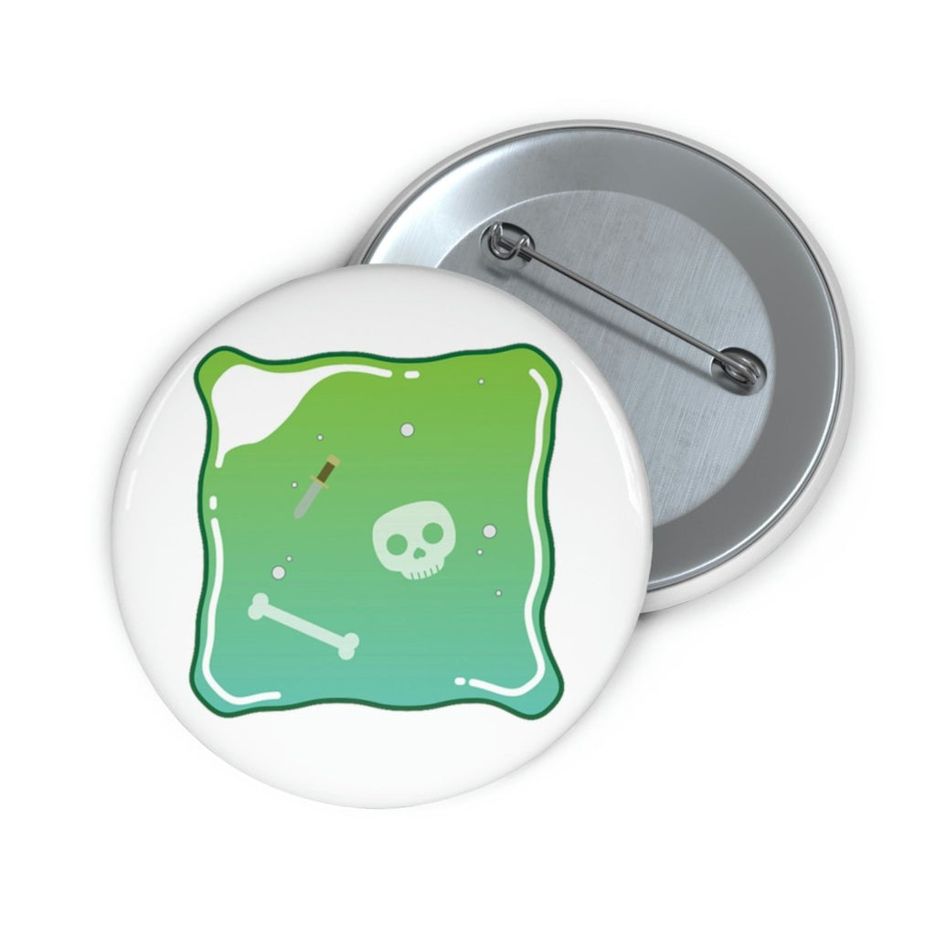 Pin Button - 2.25-inch - Monsters - Gelatinous Cube - Imaginary Adventures