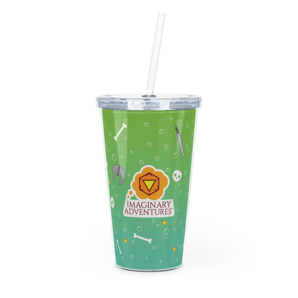 Plastic Tumbler with Straw - Gelatinous Ooze - Imaginary Adventures