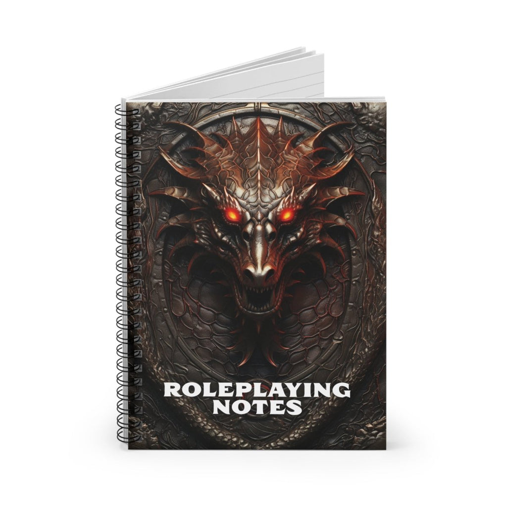 Spiral Roleplaying Notebook - Dragon - PRINT ON DEMAND - Imaginary Adventures