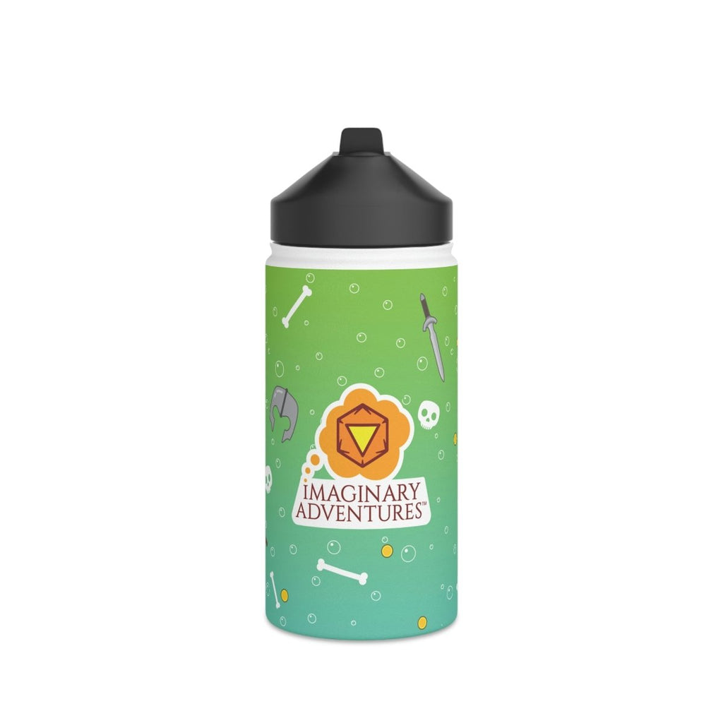 Stainless Steel Water Bottle - Gelatinous Cube - Imaginary Adventures