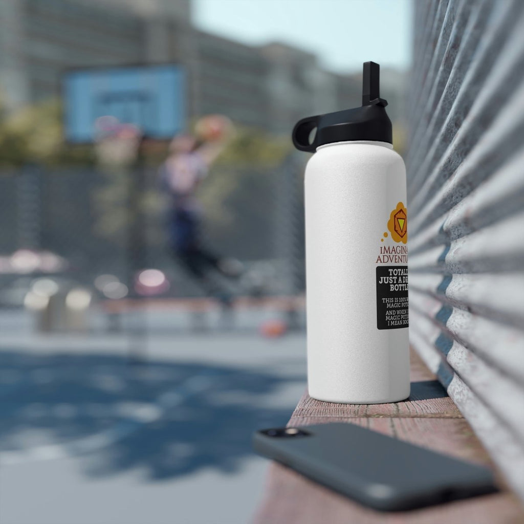 Stainless Steel Water Bottle - Totally Just A Drink Bottle - Imaginary Adventures